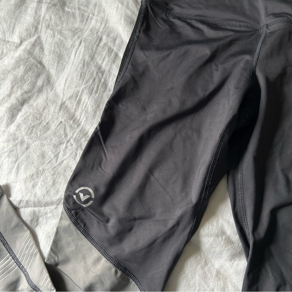 Virus Colorblock Compression Tights Leggings Sz S - Picture 5 of 7